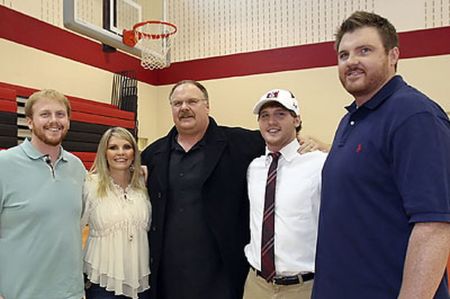 Andy Reid and Tammy Reid are parents of Britt, Spencer, Crosby, and Drew Ann.
